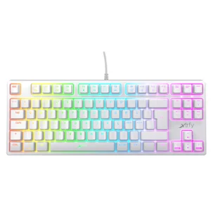Xtrfy K4 White TKL Keyboard at The Gamers Lounge Shop Malta