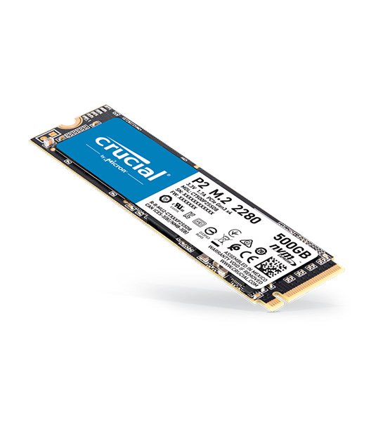 Crucial P2 500GB NVMe M.2 SSD at The Gamers Lounge Shop Malta