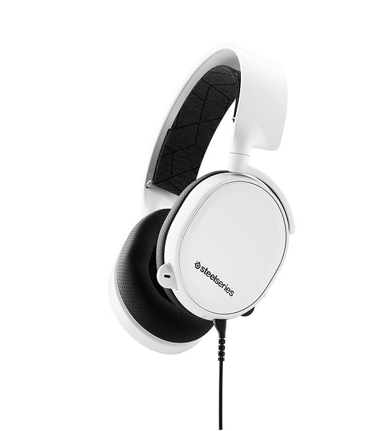 SteelSeries Arctis 3 Headset White at The Gamers Lounge Shop Malta