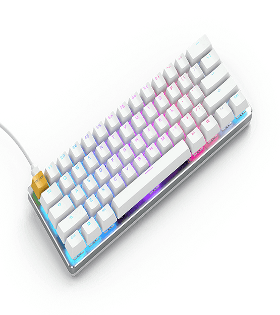 Glorious GMMK Compact White at The Gamers Lounge Shop Malta