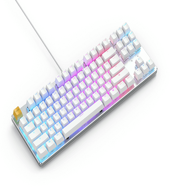 Glorious GMMK TKL White at The Gamers Lounge Shop Malta