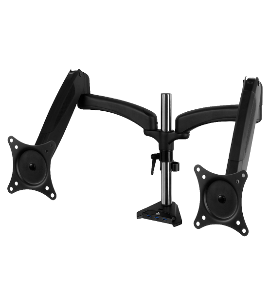 Arctic Z2-3D Desk Dual Monitor Gas Spring Mount at The Gamers Lounge Shop Malta
