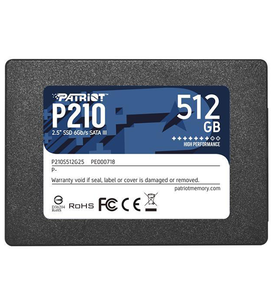 Patriot 512GB SSD P210 at The Gamers Lounge Shop Malta