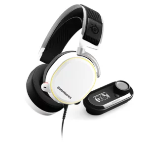SteelSeries Arctis PRO + GAMEDAC White Headset at The Gamers Lounge Shop Malta