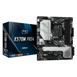 Asrock X570m PRO 4 Motherboard at The Gamers Lounge Shop Malta