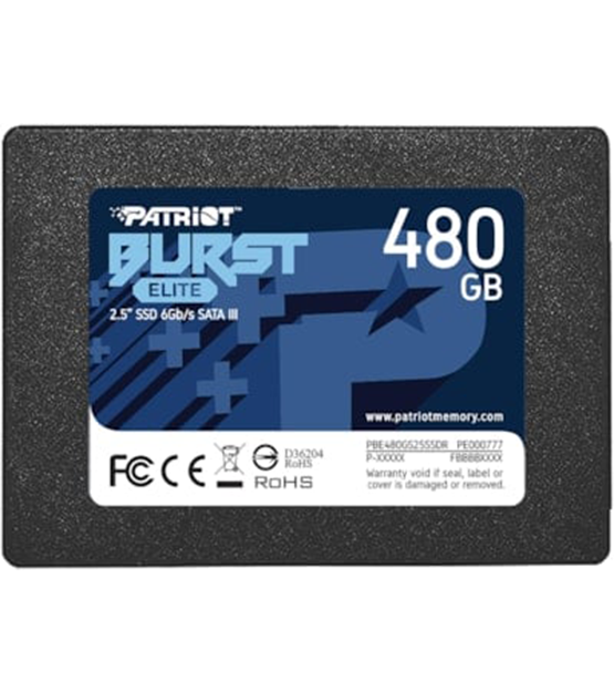 Patriot Burst Elite 480GB SSD at The Gamers Lounge Shop Malta