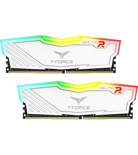 Team Group Delta RGB 16GB 3200Mhz White at The Gamers Lounge Shop Malta