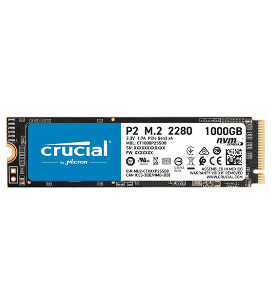 Crucial P2 M.2 1TB PCIe NVMe at The Gamers Lounge Shop Malta