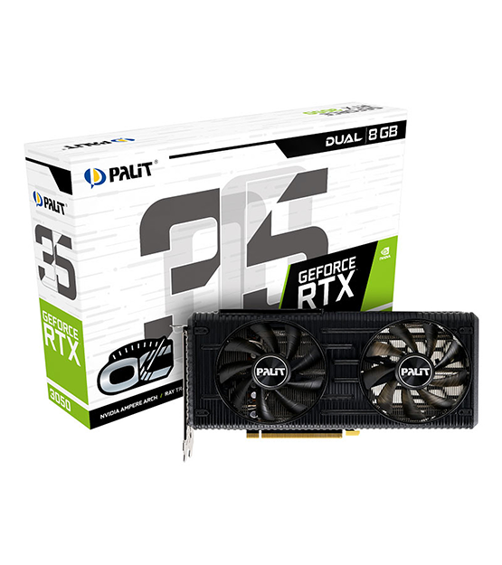 Palit Dual RTX 3050 8Gb at The Gamers Lounge Shop Malta