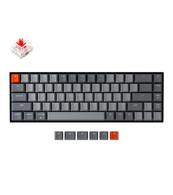 Keychron K6 65% Gateron Red at The Gamers Lounge Shop Malta
