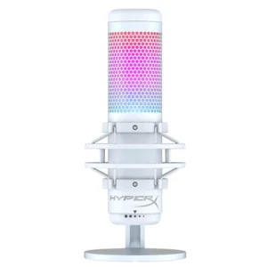HyperX Quadcast S White Microphone at The Gamers Lounge Shop Malta