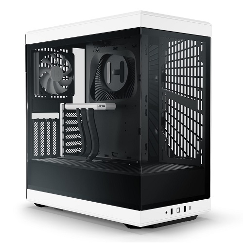 HYTE Y40 Black & White Case at The Gamers Lounge Shop Malta