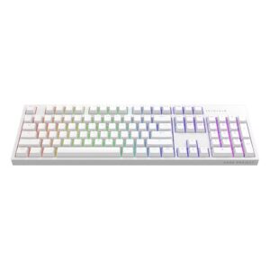 Dark Project KD104A White Keyboard at The Gamers Lounge Shop Malta
