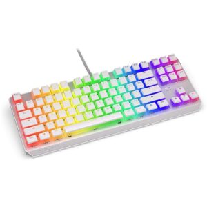 Endorfy Thock White TKL Keyboard at The Gamers Lounge Shop Malta