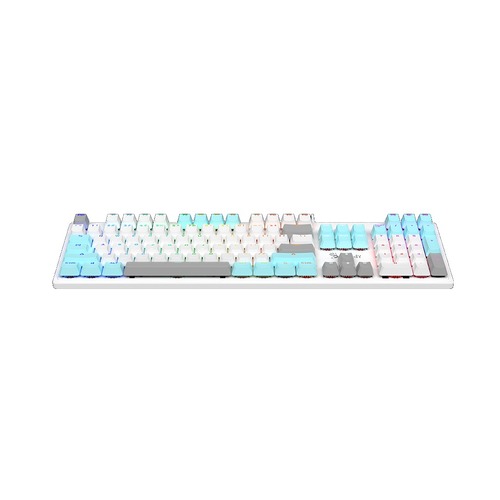 A4tech Bloody S510R Ice White Mechanical Keyboard at The Gamers Lounge Shop Malta