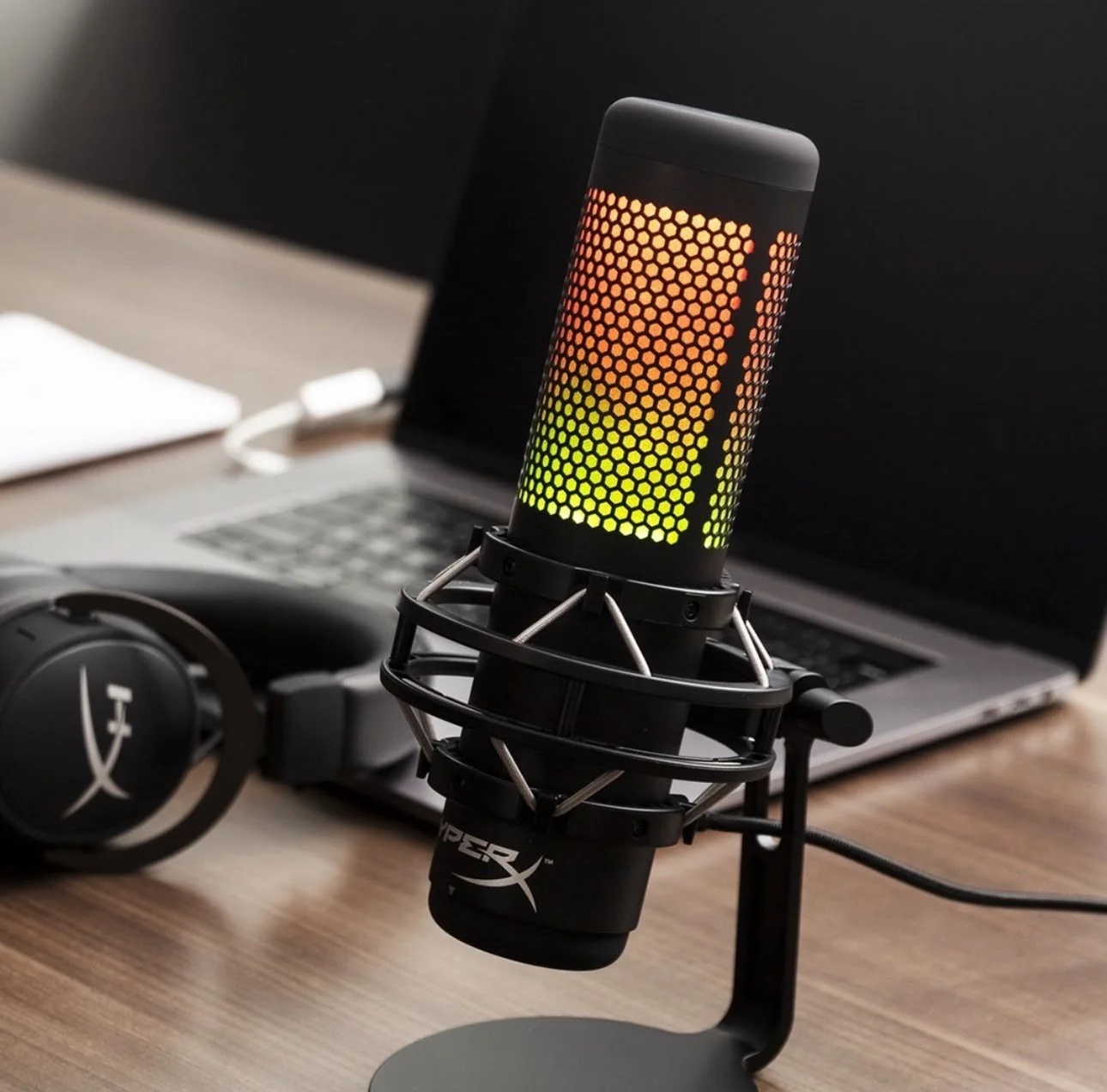 HyperX QuadCast S Microphone at The Gamers Lounge Shop Malta